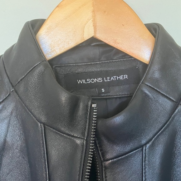 Wilsons Leather Black Leather Jacket - Picture 2 of 7